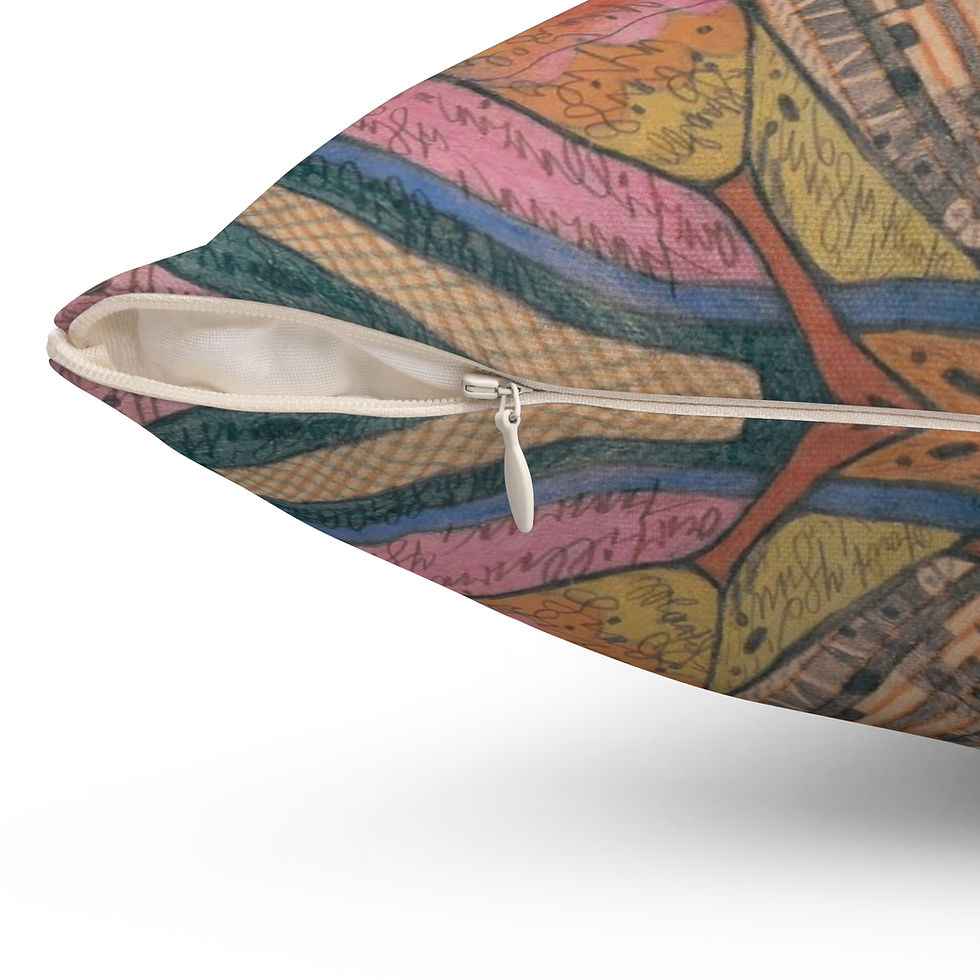 Thumbnail: Primitive Tribute 2 Spun Polyester Square Pillow (4 sizes)