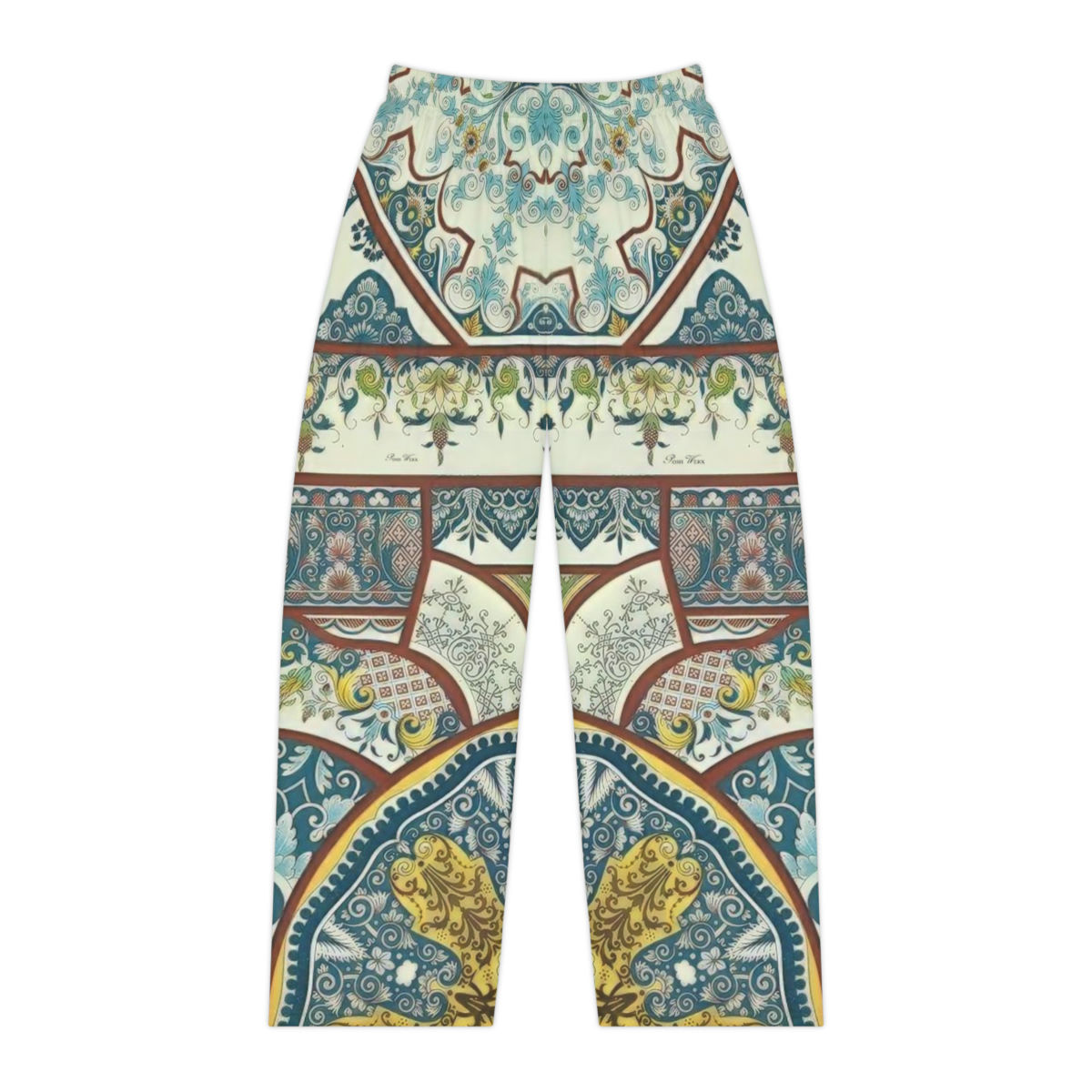 Blue Flourishes Women's Pajama Pants (8 sizes)