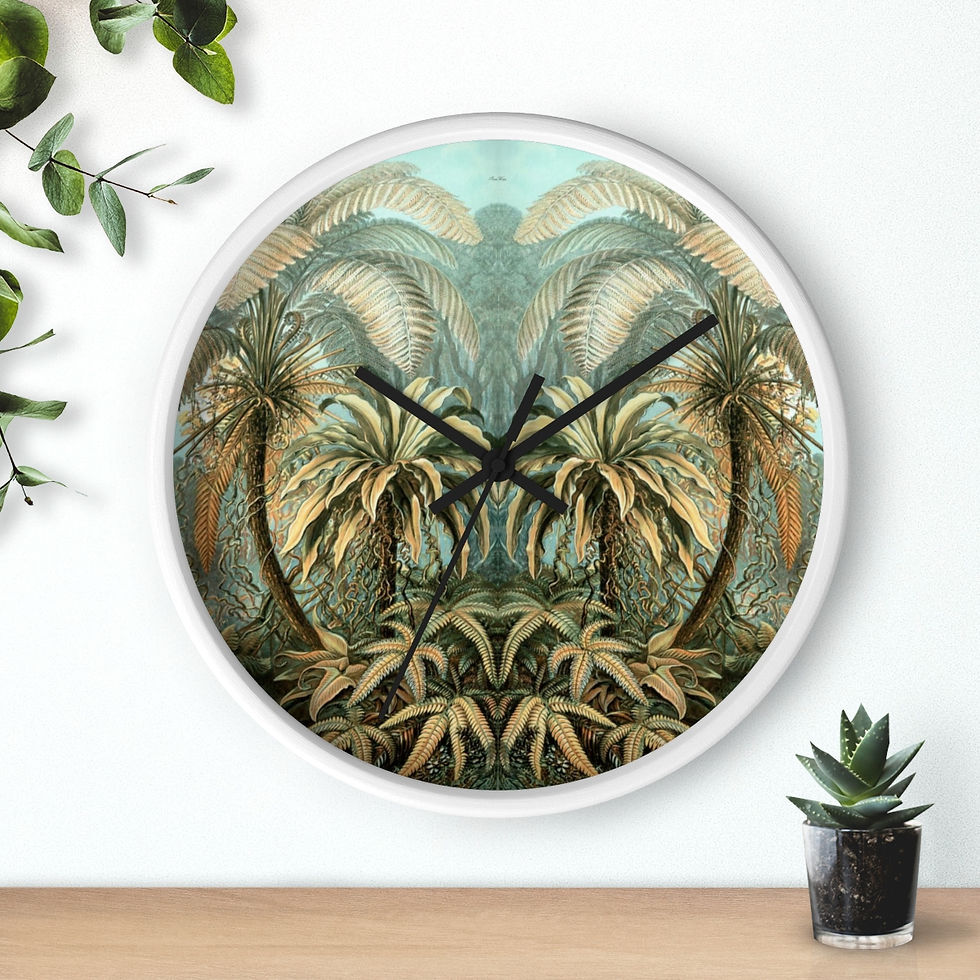 Thumbnail: Tropical Jungle Wall clock (3 variants)