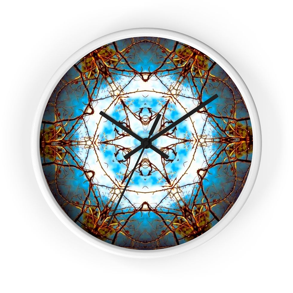 Thumbnail: Winter Branches Wall clock (3 Base Colors)