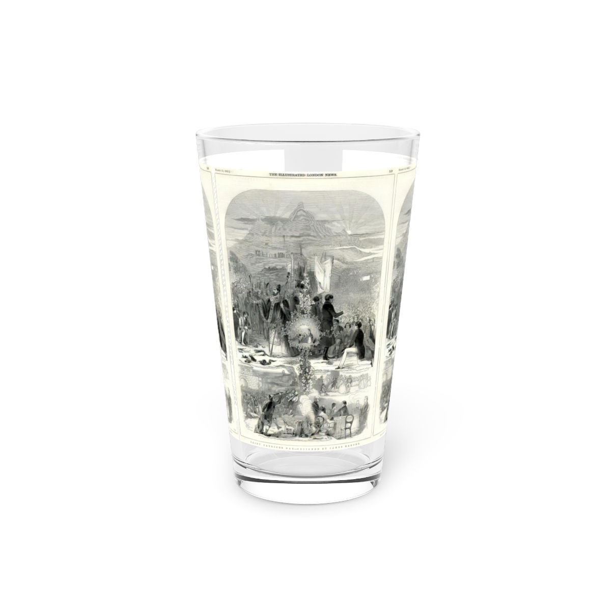 Saint Patrick's Days News Pint Glass, 16oz