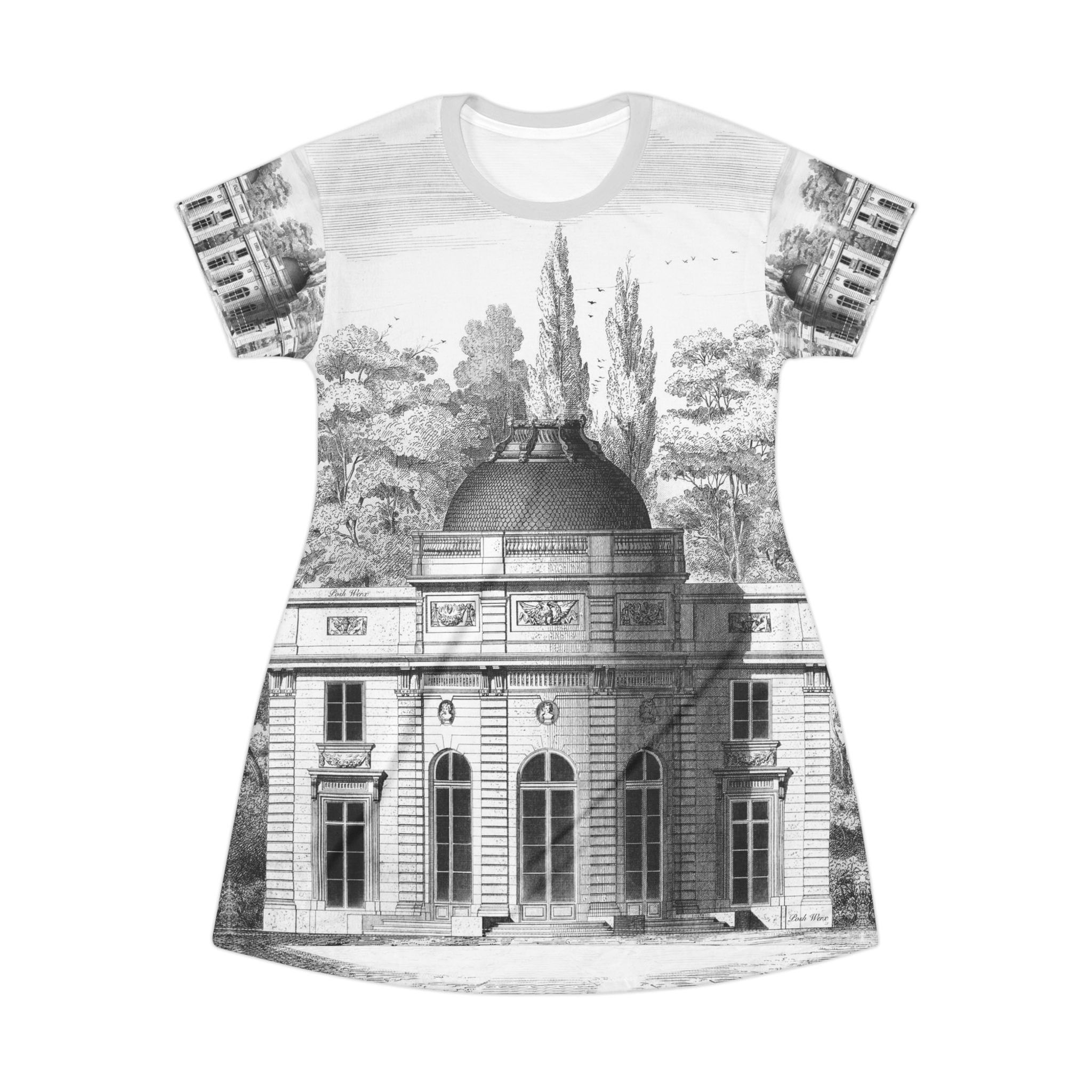 French Chateau v.2 T-Shirt Dresses / Tunic Top (6 variants)