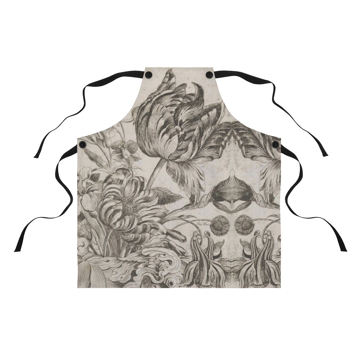 Dutch Tulip Drawing Apron 