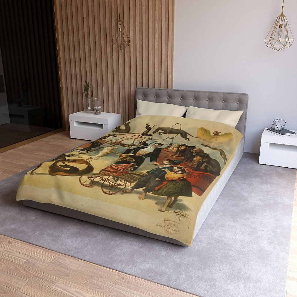 Thumbnail: Doggie Act Microfiber Duvet Cover (3 sizes)