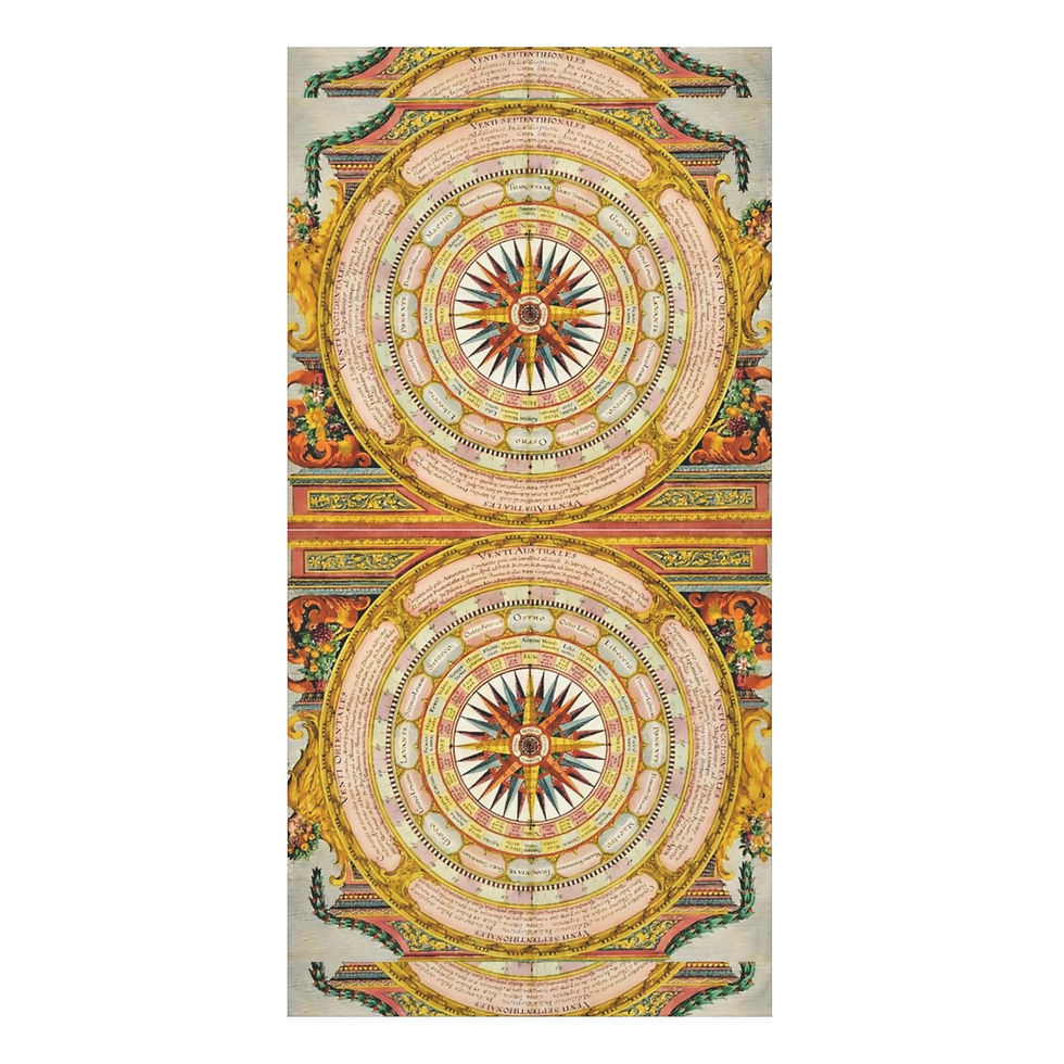 Thumbnail: Italian Sundial Calendar Premium Towel (1 size)