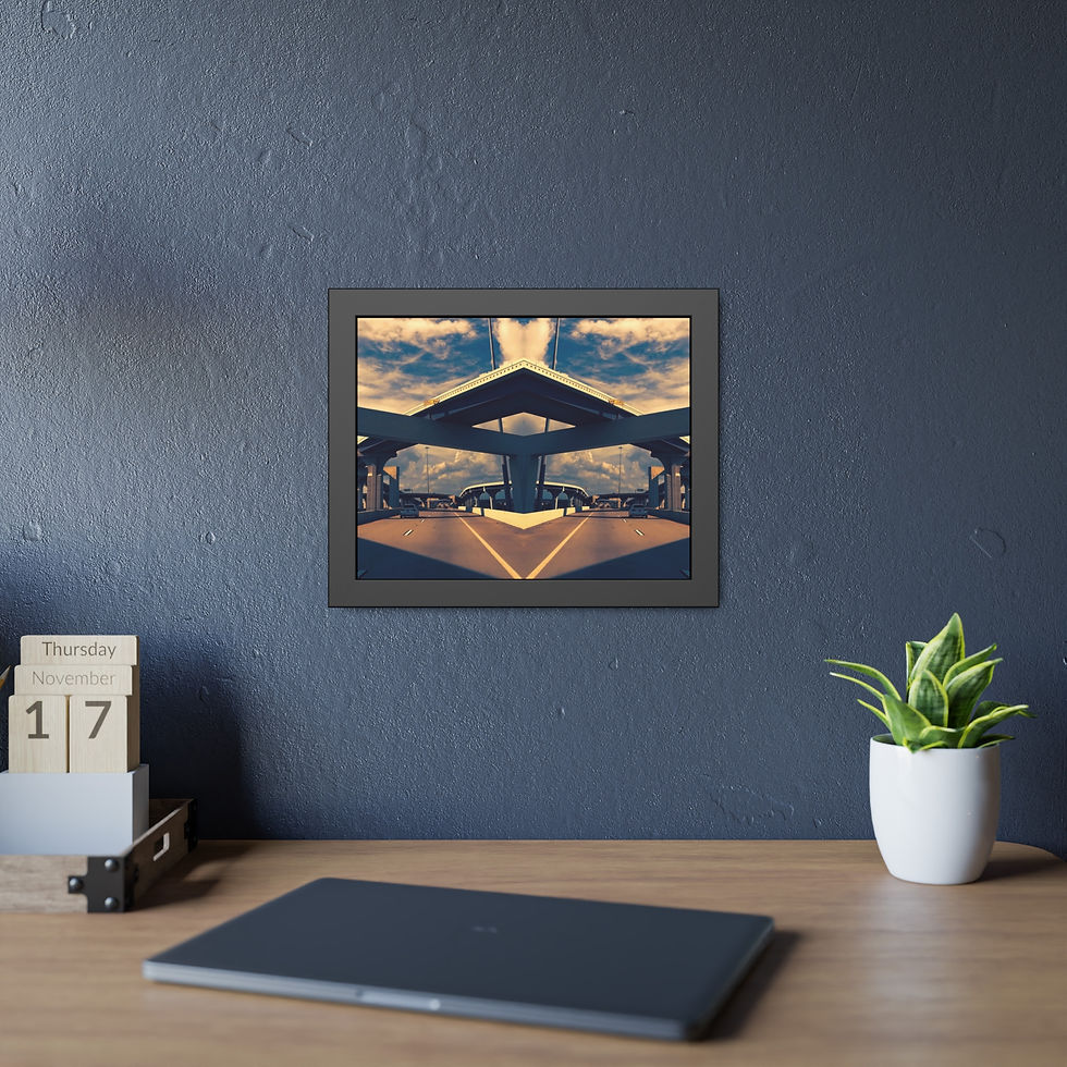 Thumbnail: My Kind of Freeway v.1, Architectural Mirage Paper Wall Art Print (7 variants)