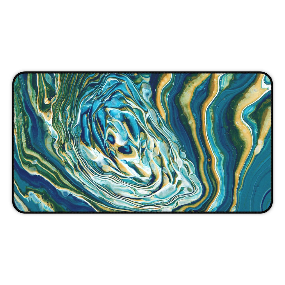 Thumbnail: Watery Blues Desk Mats (3 variants)