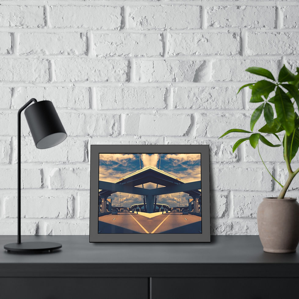 Thumbnail: My Kind of Freeway v.1, Architectural Mirage Paper Wall Art Print (7 variants)
