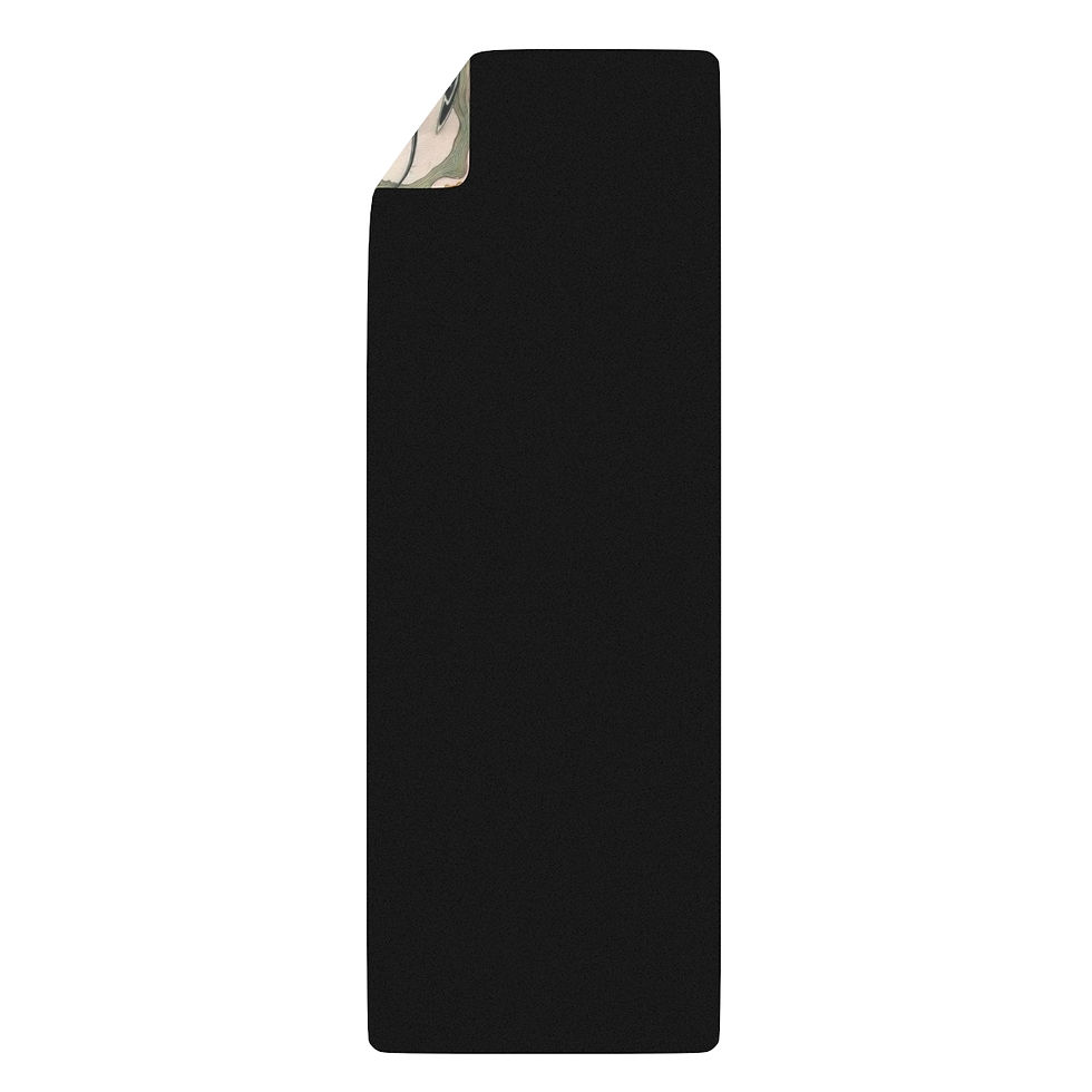 Thumbnail: Nouveau Swallow Tails Rubber Yoga Mat