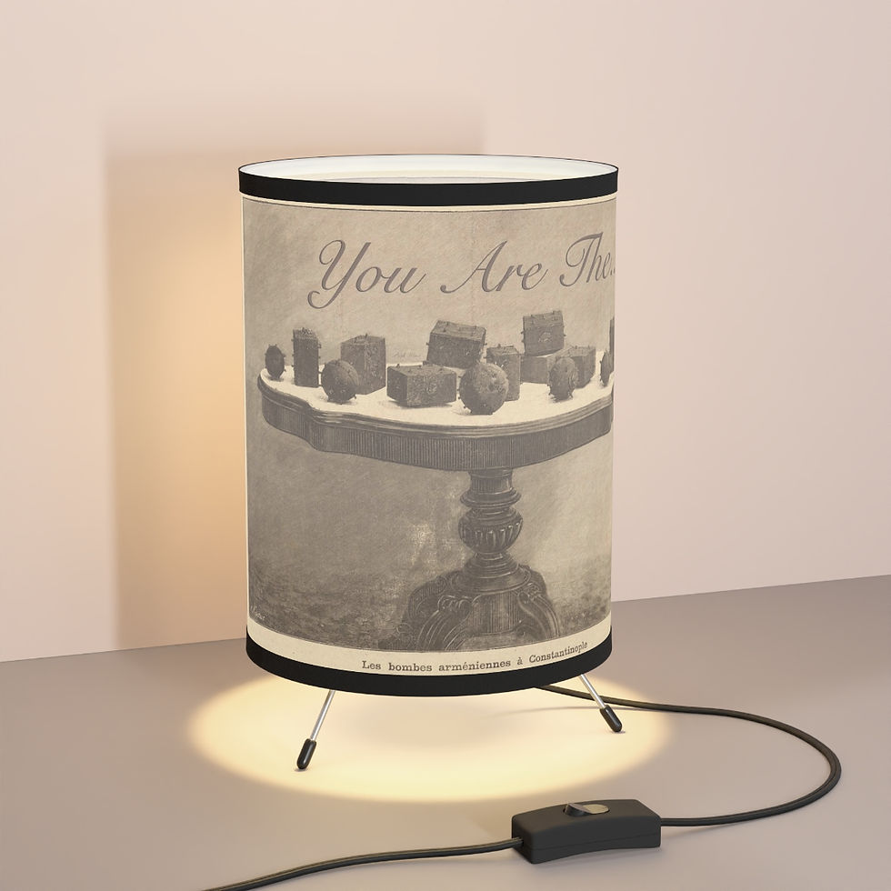 Thumbnail: You Are The... Tripod Lamp Printed Shade, US\CA plug