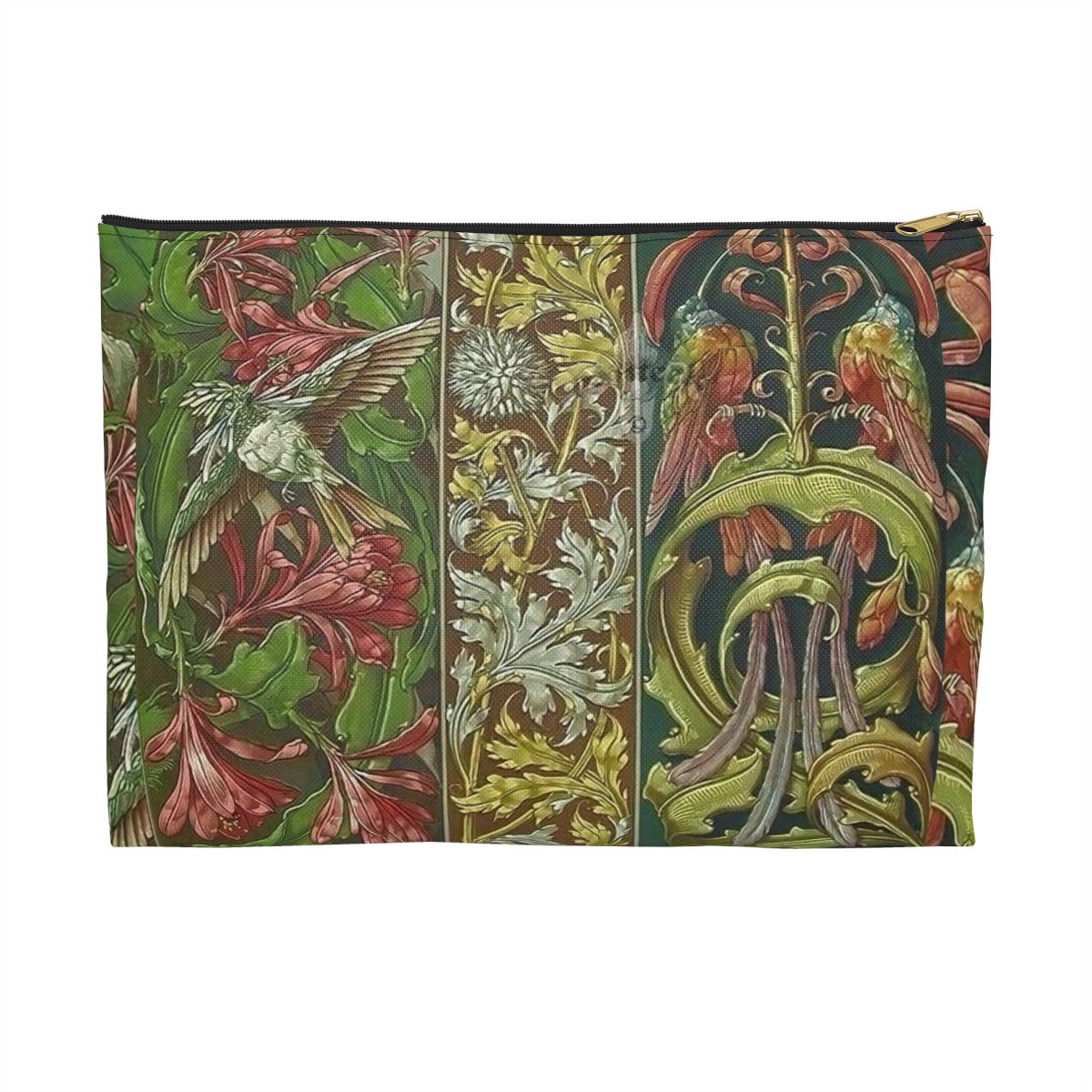 Botanical Stripes Accessory Pouch (2 sizes)