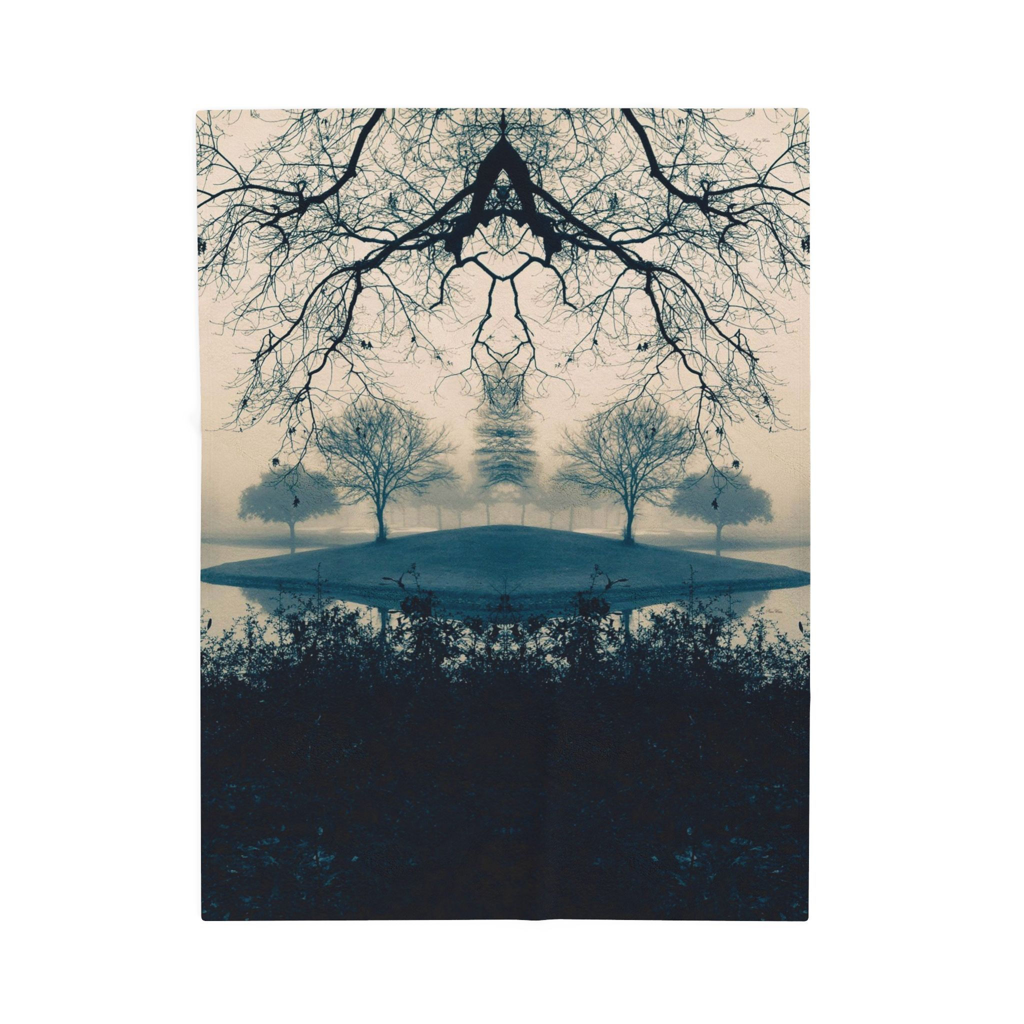 Cyano Island - Velveteen Plush Blanket (3 variants)