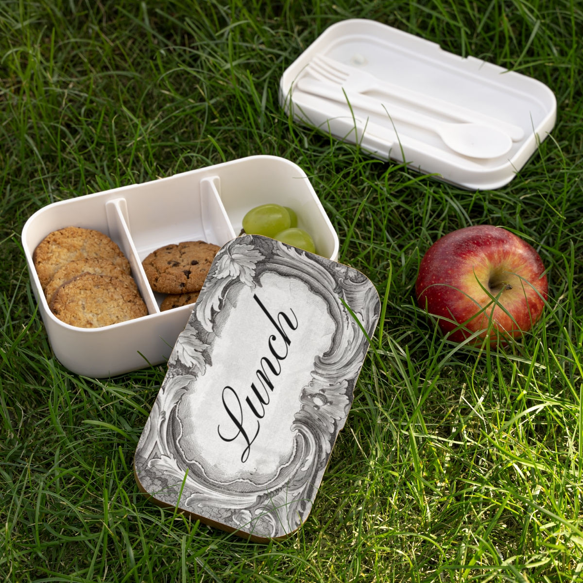 French Toile Cartouche - Lunch - Bento Lunch Box