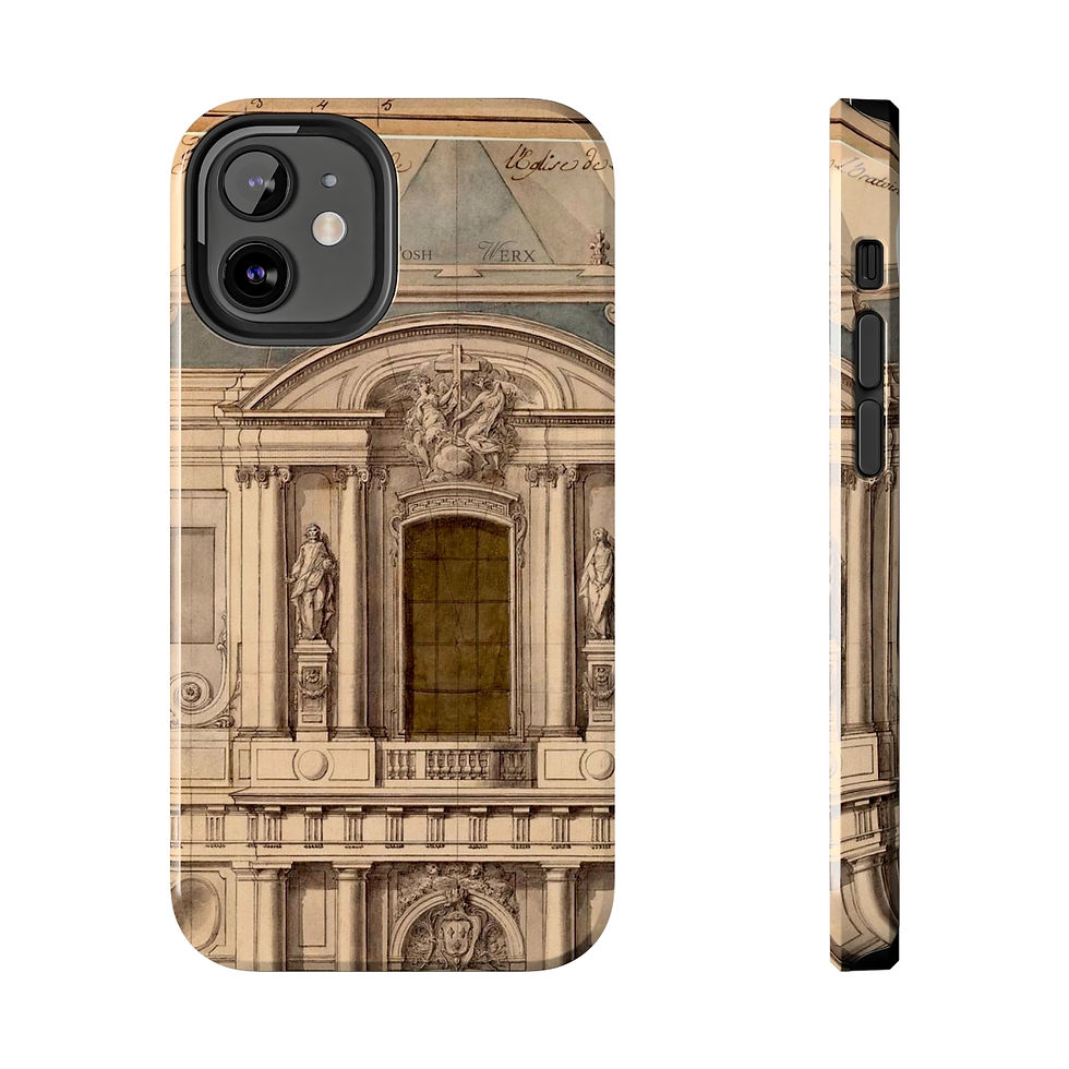 Thumbnail: Chateau With Blue Slate Roof Tough Phone Cases, Case-Mates (many sizes/variants)