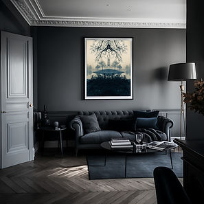 Example of Fine Art Photo Cyano Island Hanging In Room