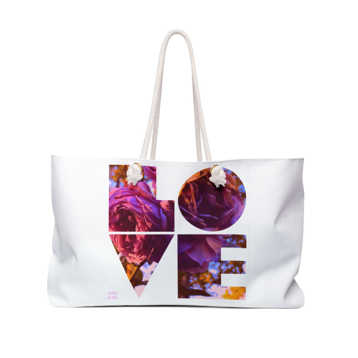 Love and Roses Weekender Bag
