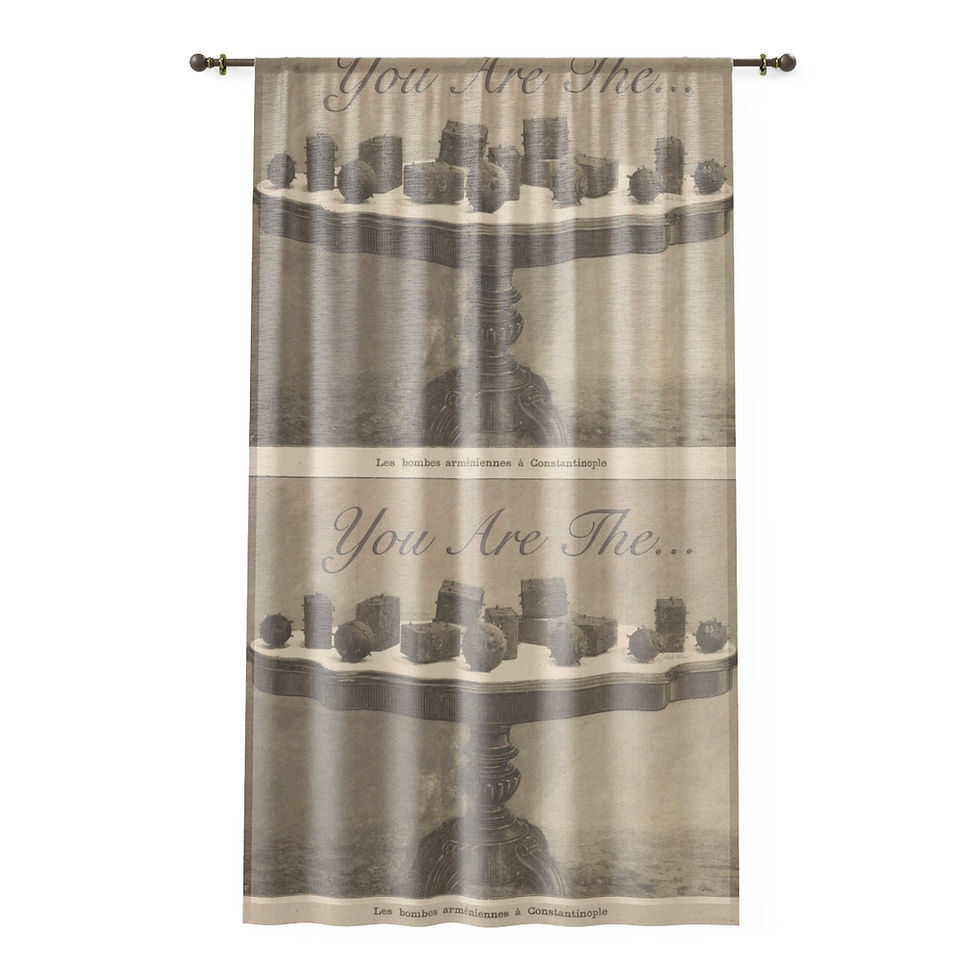 You Are The... Window Curtain Sheer
