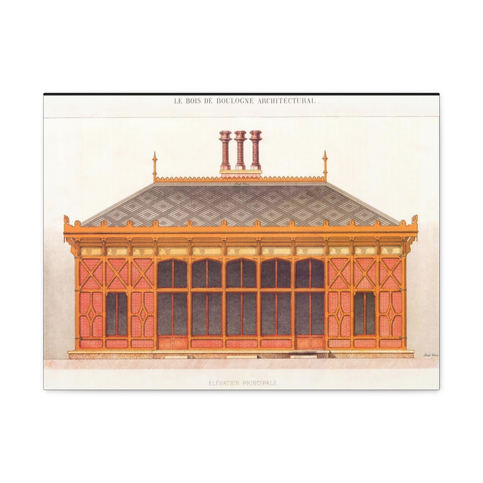 Thumbnail: French Architecture Canvas Gallery Wraps (14 variants)