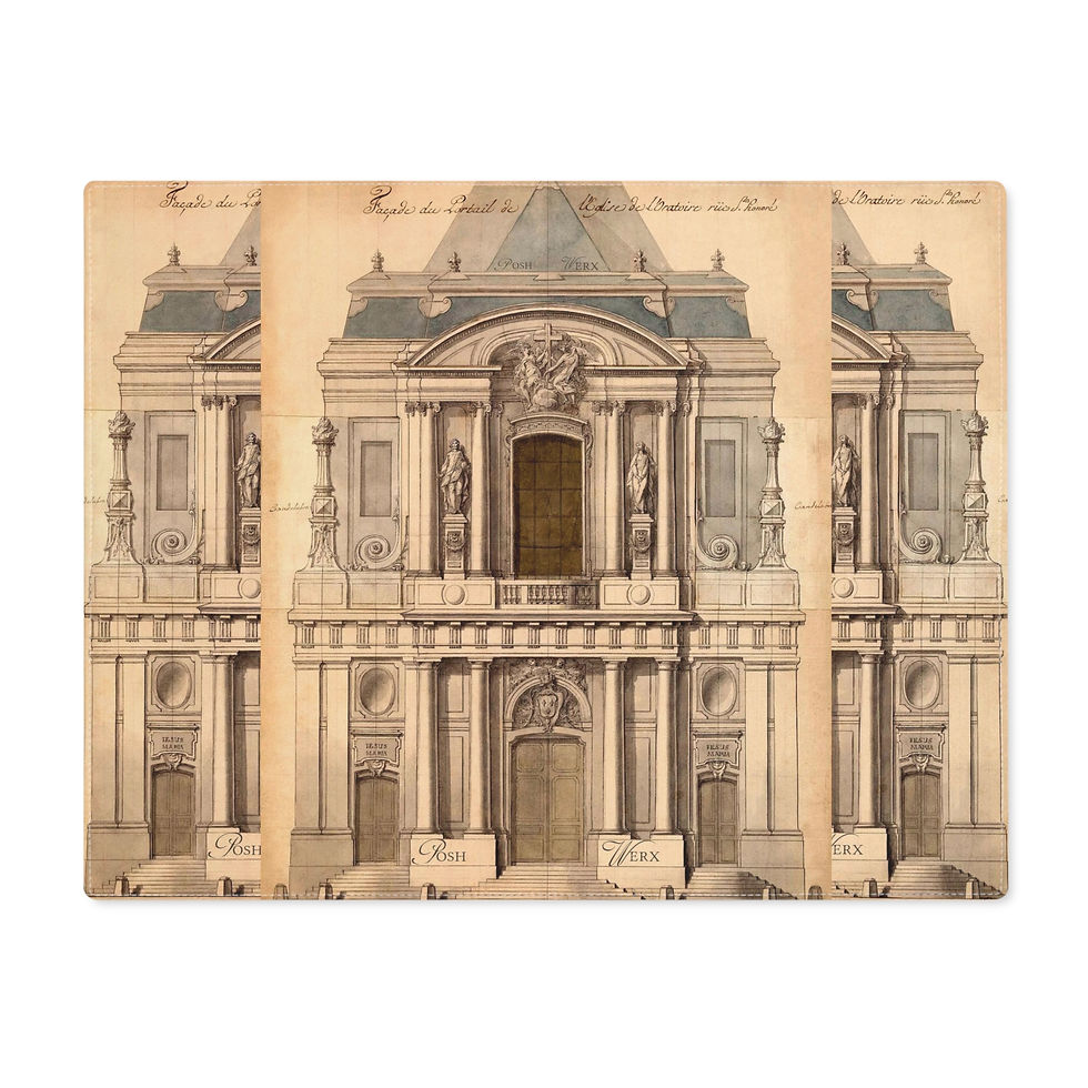 Chateau With Blue Slate Roof Placemat
