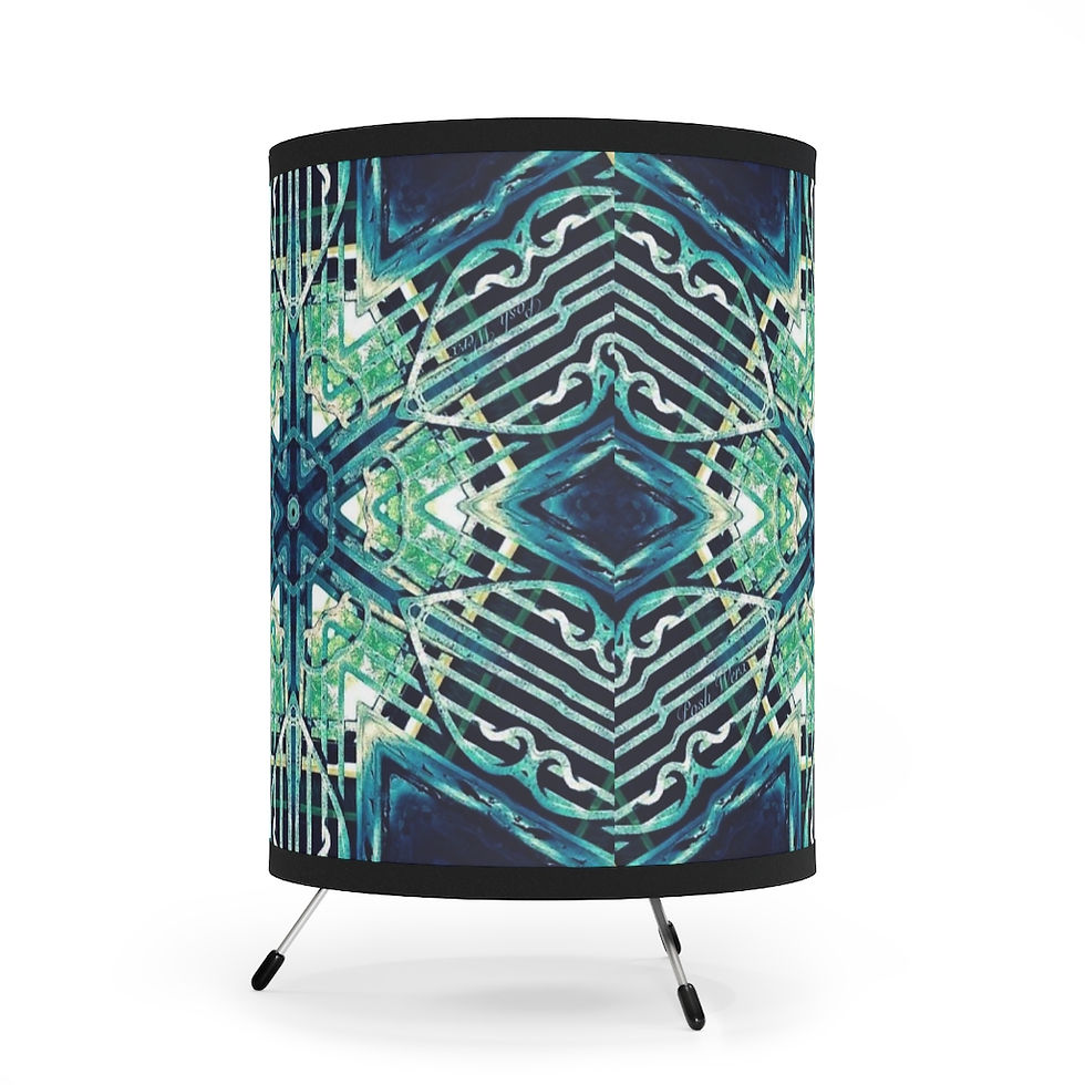 Thumbnail: Deco Patina Iron Tripod Lamp  Tripod Lamp 