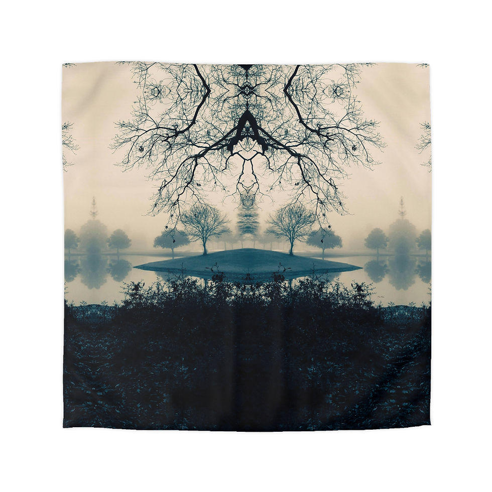 Thumbnail: Cyano Island Microfiber Duvet Cover (2 variants)