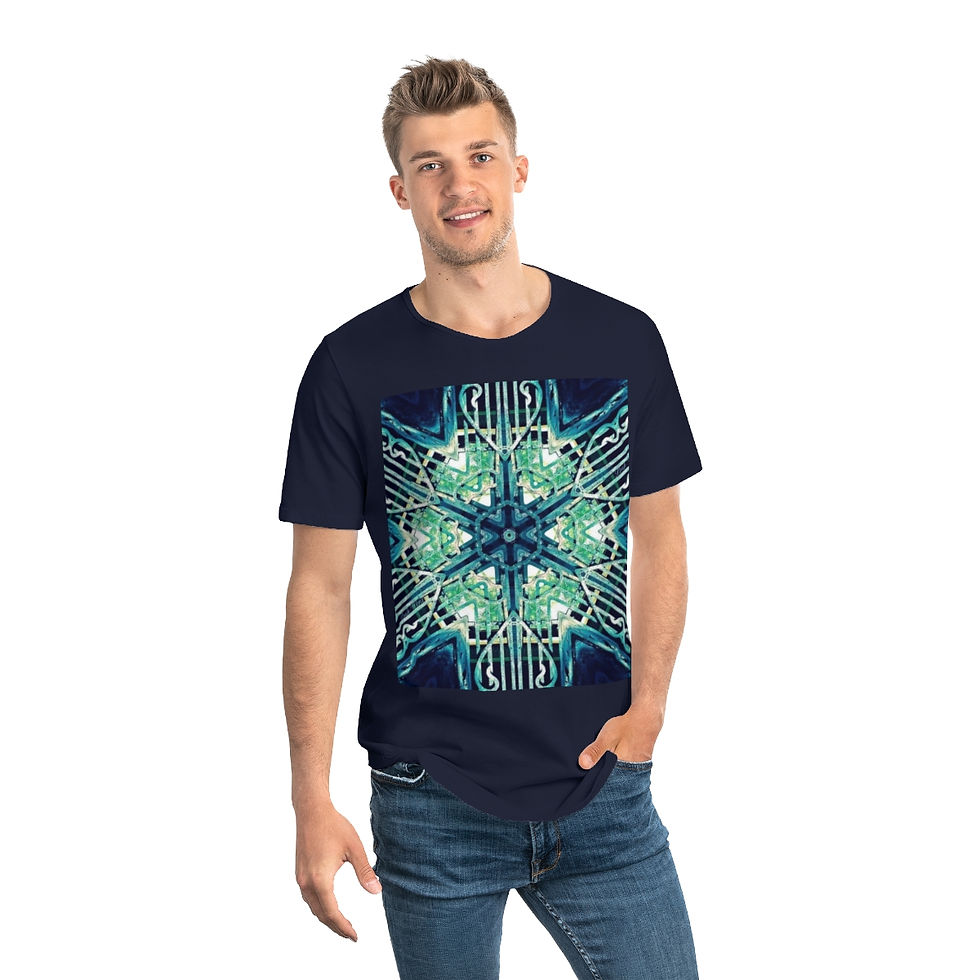 Thumbnail: Deco Patina Ironwork Men's Jersey Curved Hem Tee