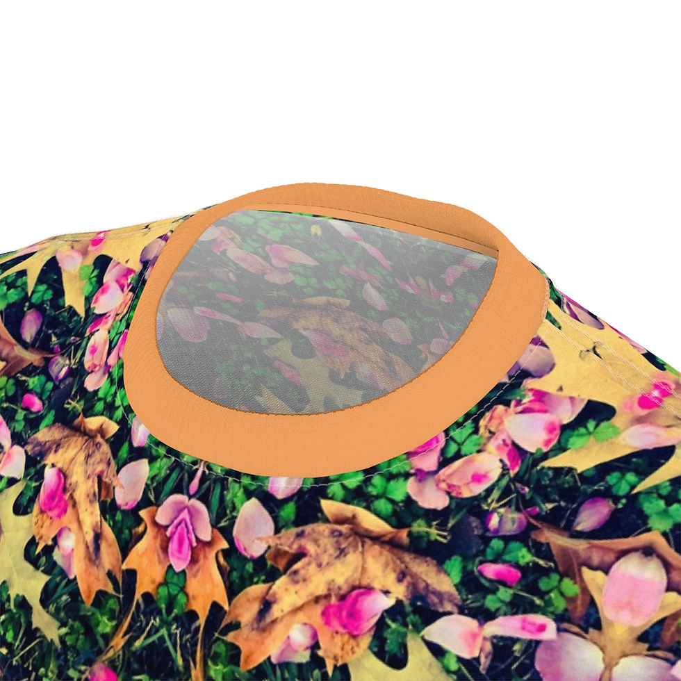 Thumbnail: Strawberry, Leaves & Rose Petals Unisex Cut & Sew Tee (6 sizes)