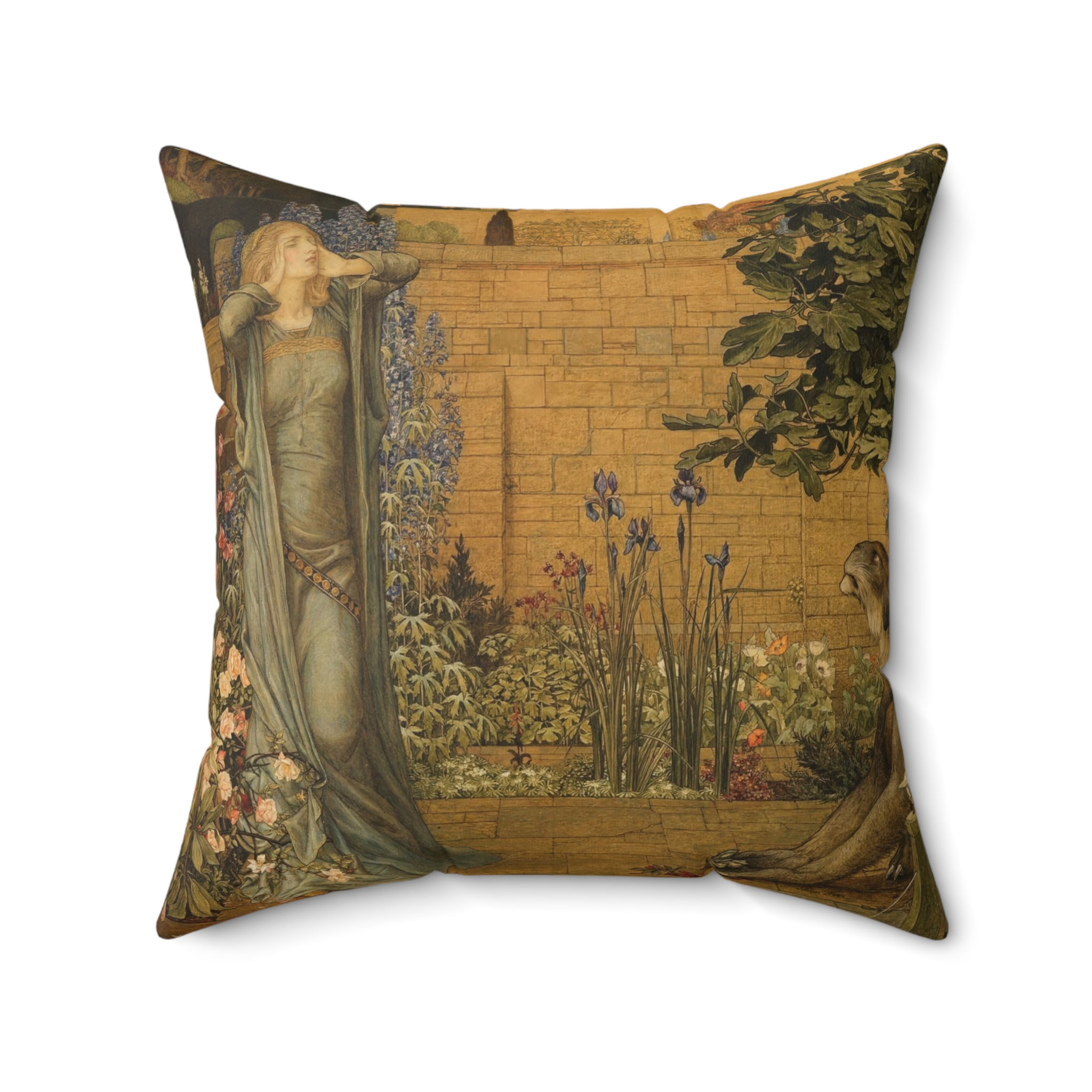 Beauty and the Beast - Faux Suede Square Pillow (4 sizes)