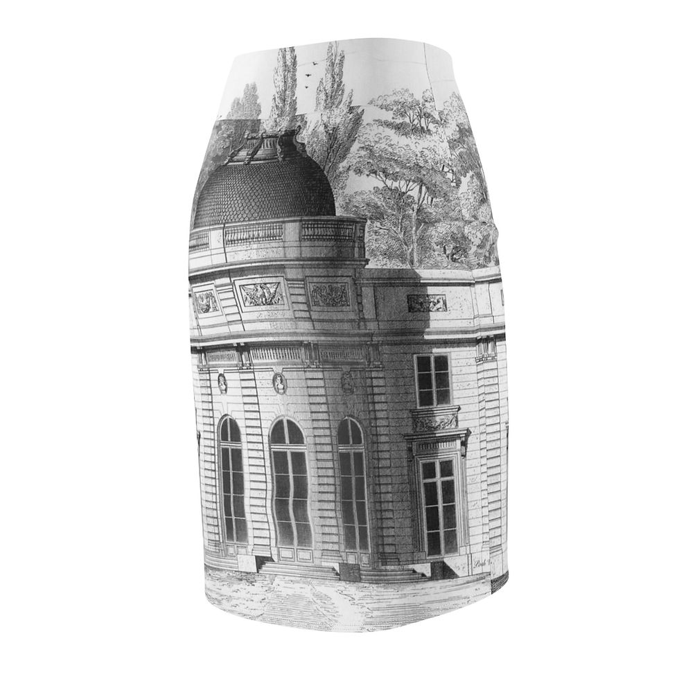 Thumbnail: Chateaux v.2 Women's Pencil Skirts (six sizes)