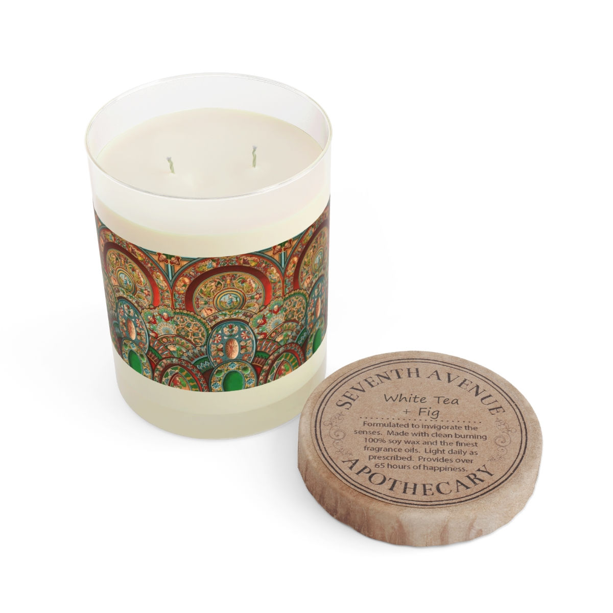 Renaissance Circles and Arches Scented Candle - Full Glass, 11oz (3 scents)