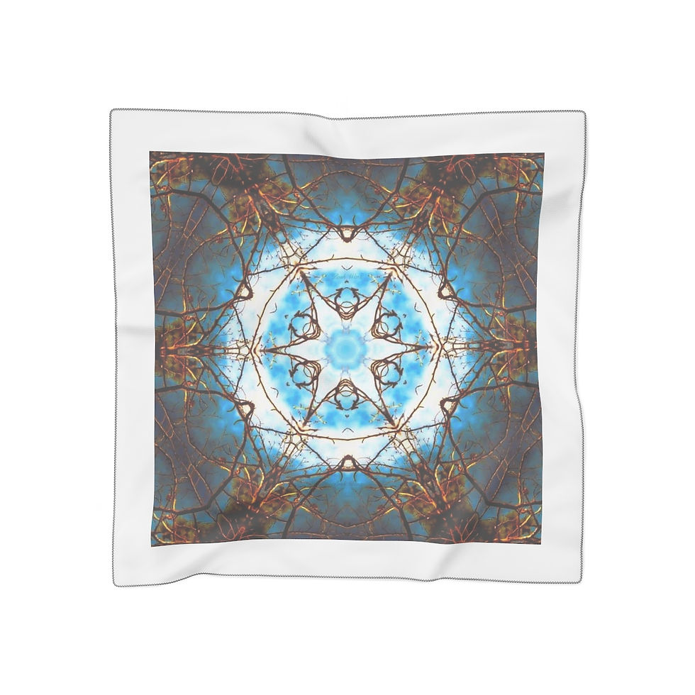 Thumbnail: Winter Branches Poly Scarf (2 variations)