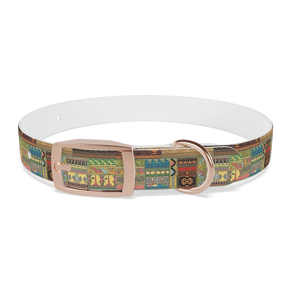 Thumbnail: Primitive Details Unisex Cut Dog Collar (4 sizes, 4 buckle finishes)
