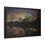 Thumbnail: Sunset Reflection Framed Matte Canvas Print — Sunset Lake Reflection (4 sizes)