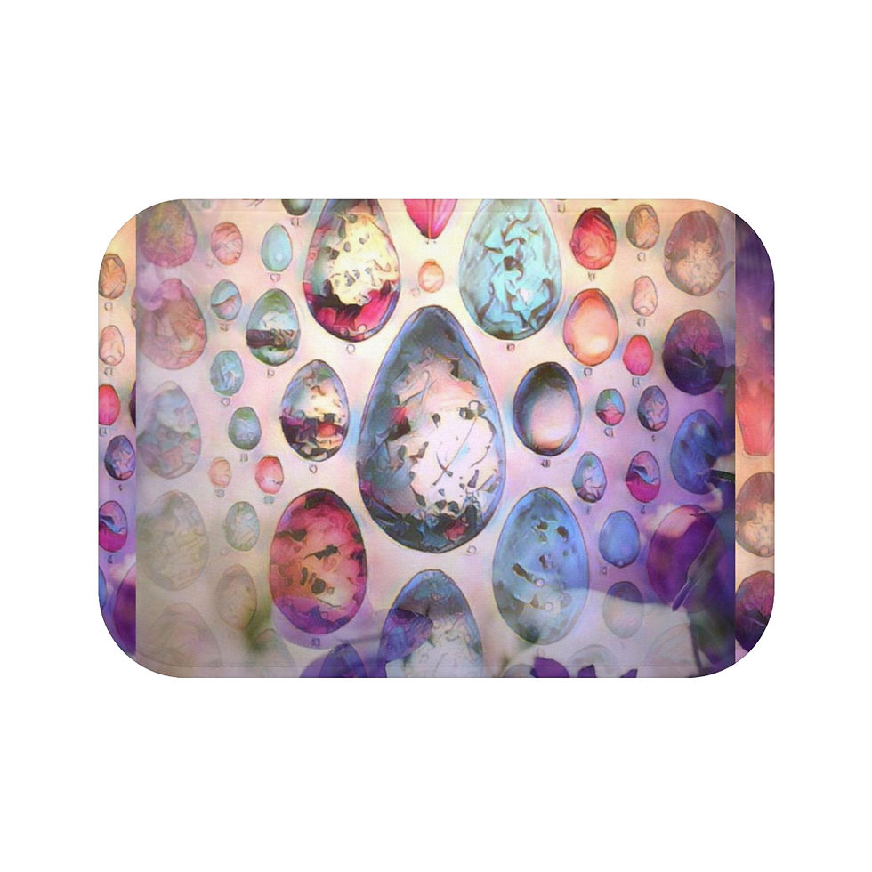 Thumbnail: Pastel Bird Eggs Bath Mats (2 variants) 