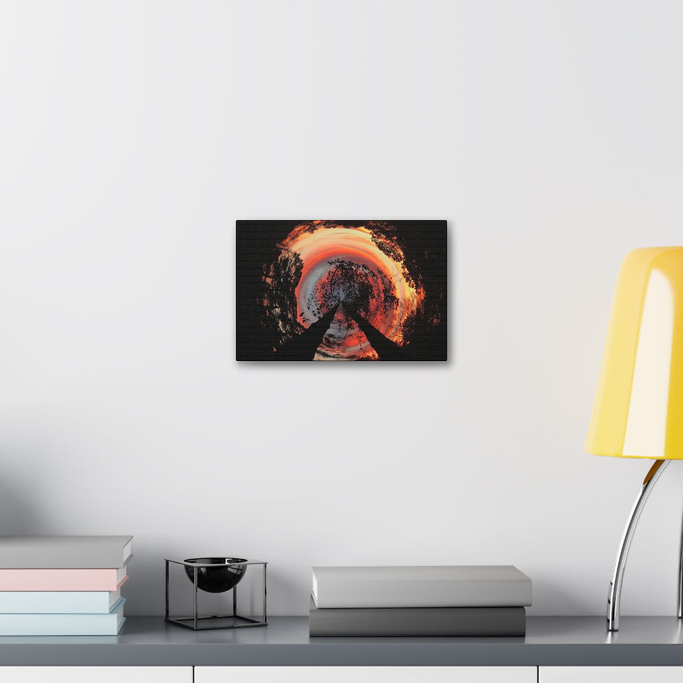 Thumbnail: Ponderosa Swirl v.2 with Canvas Print — Stretched 1.5" Wall Art 6 variants 