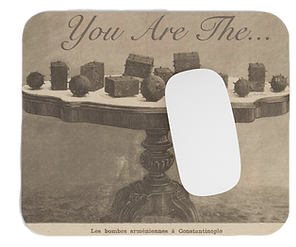 You Are The Bomb Antique Photo Rectangle Mouse Pad