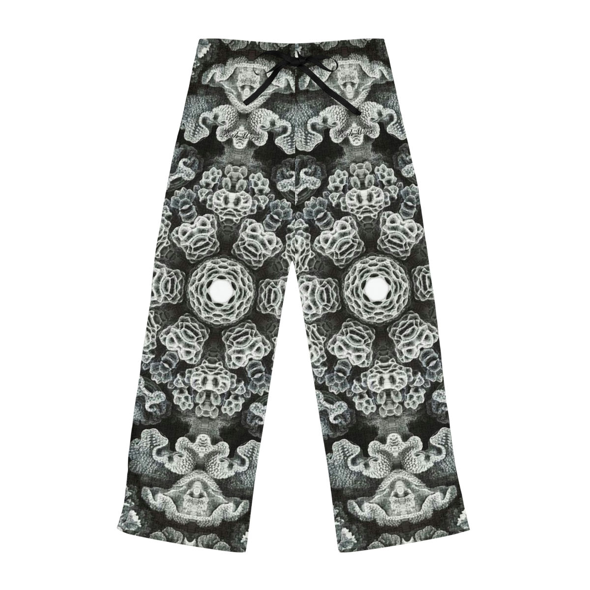 Black And White Coral Women's Pajama Pants (6 variants)