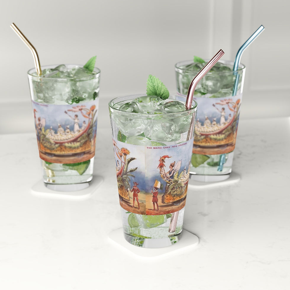 Thumbnail: Mardi Gras Float Pint Glass, 16oz