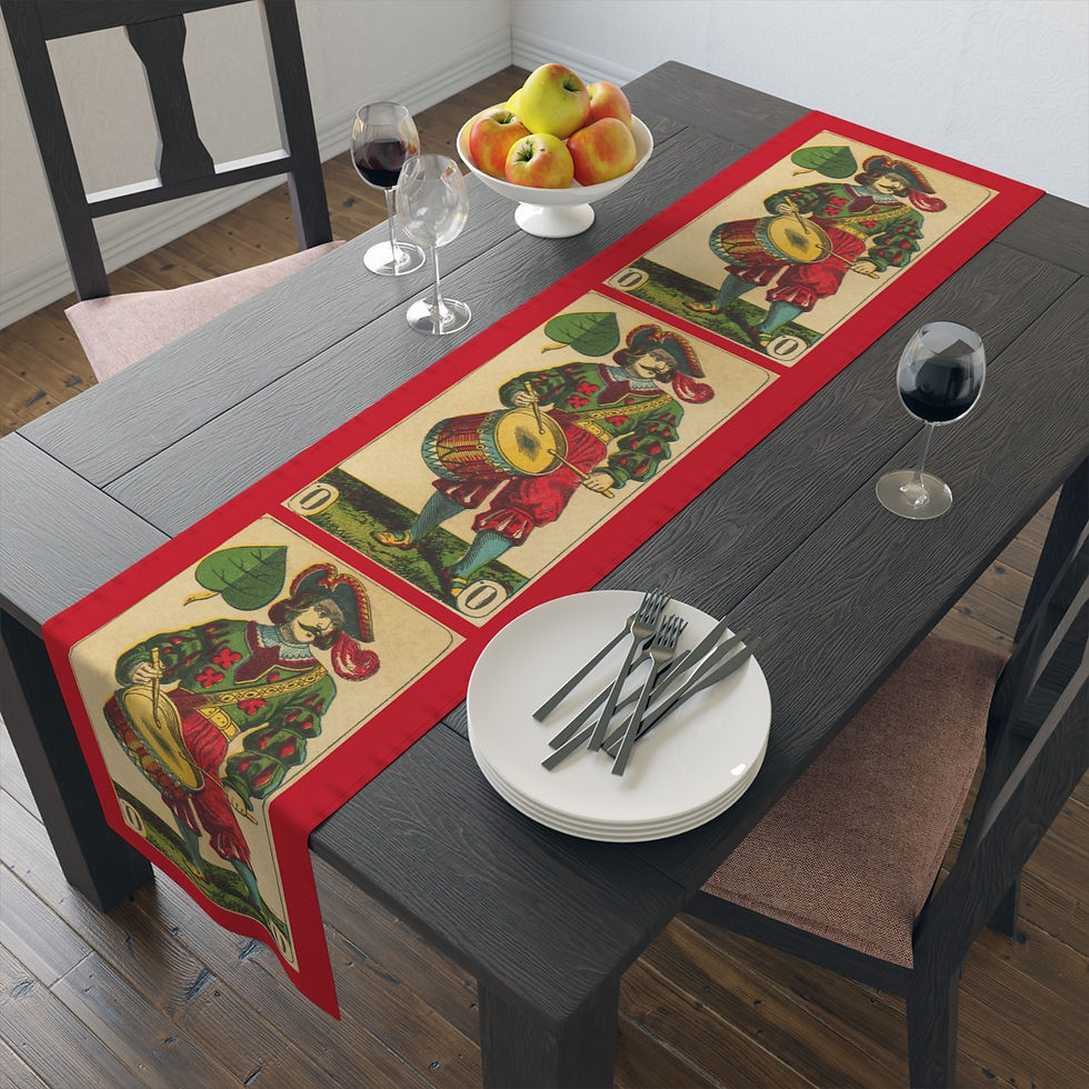 Thumbnail: Drummer Table Runner (Cotton, Poly)