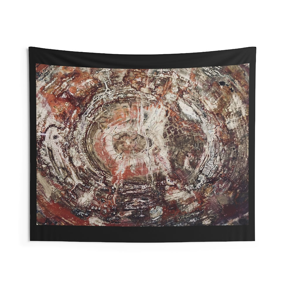 Thumbnail: Fossilized Tree Stump Indoor Wall Tapestries (8 variants)