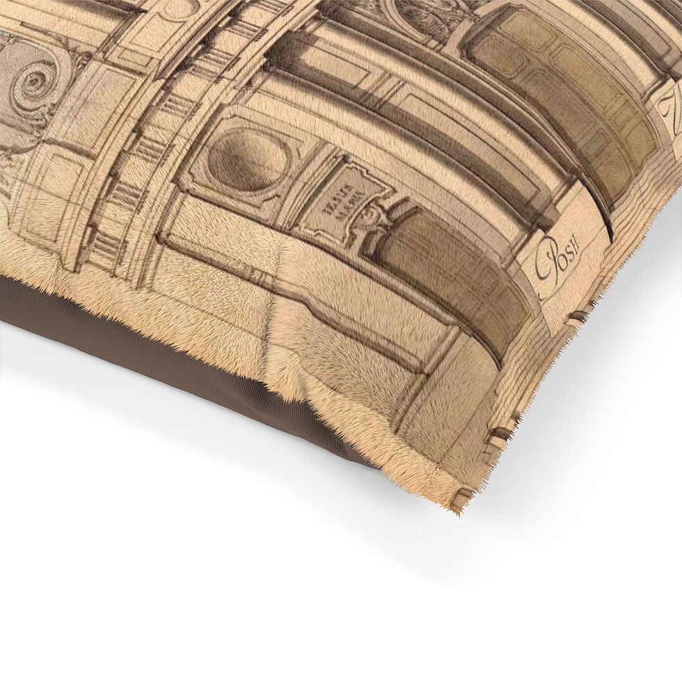 Thumbnail: Chateau With Blue Slate Roof Pet Beds (Horizontal) 3 variants
