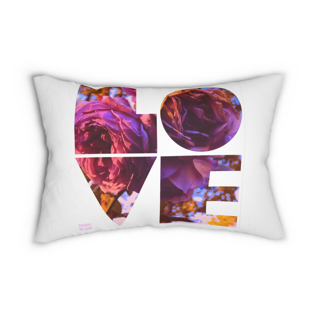 Spun Polyester Lumbar Pillow