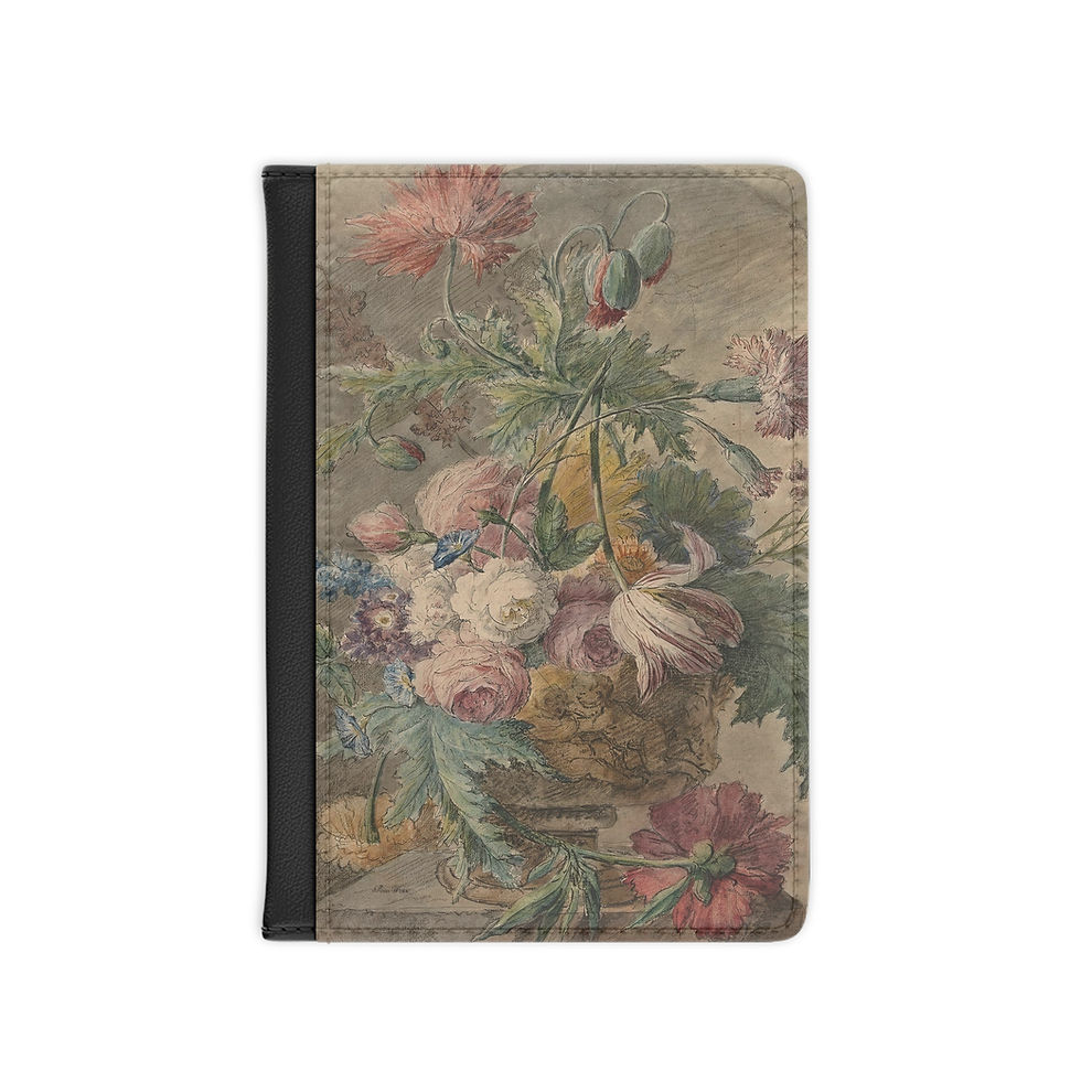 Thumbnail: Faded Dutch Florals Passport Cover