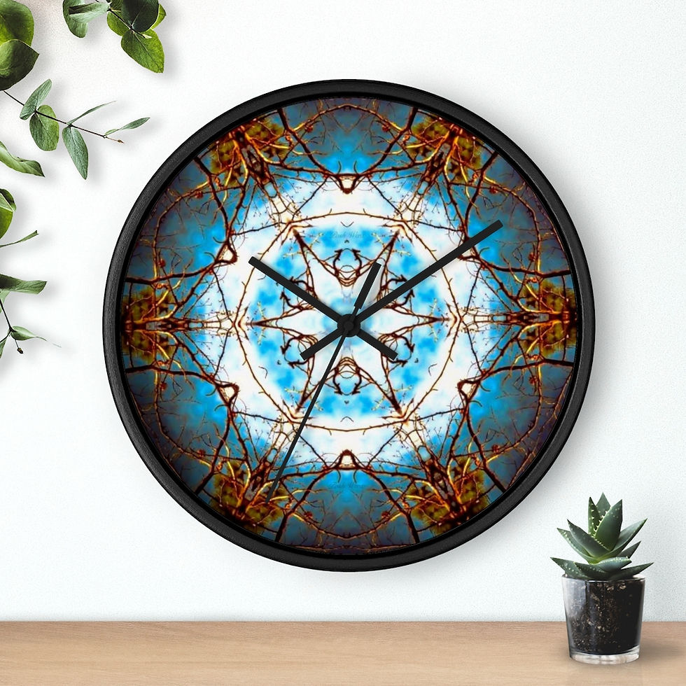 Thumbnail: Winter Branches Wall clock (3 Base Colors)