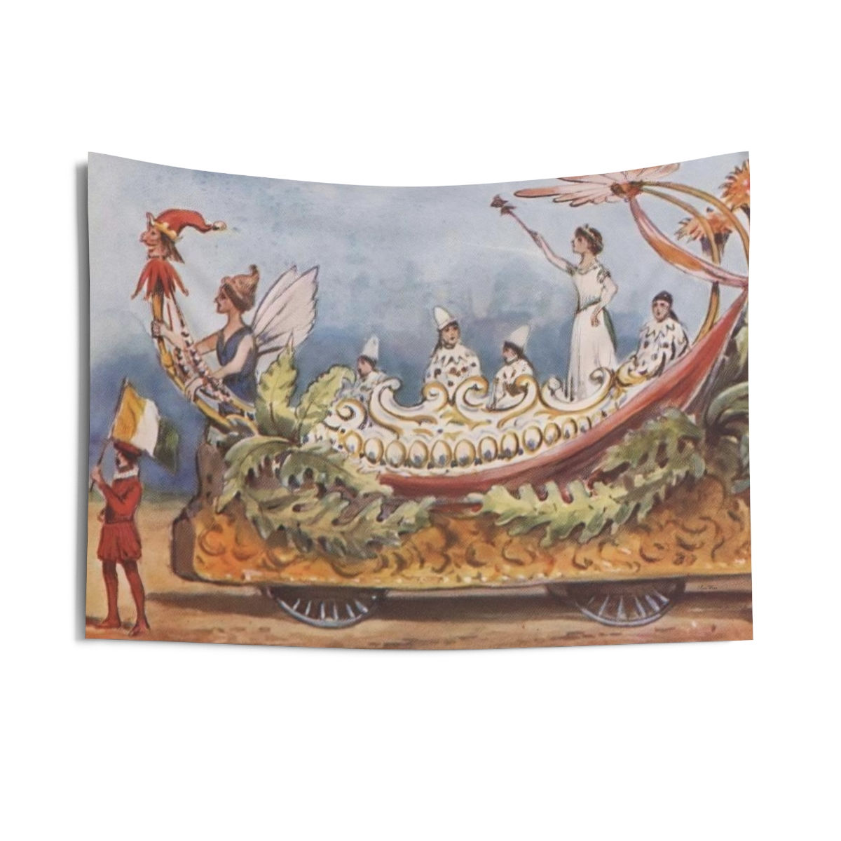 Mardi Gras Float 3 Indoor Wall Tapestries (3 sizes)