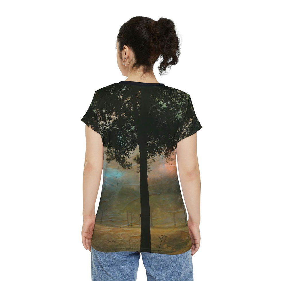 Thumbnail: Tree Silhouette Women's Short Sleeve Shirt (8 variants)