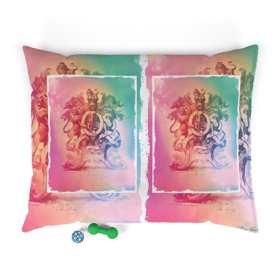 Thumbnail: Lion and Unicorn Heraldry Pet Beds (3 variants)