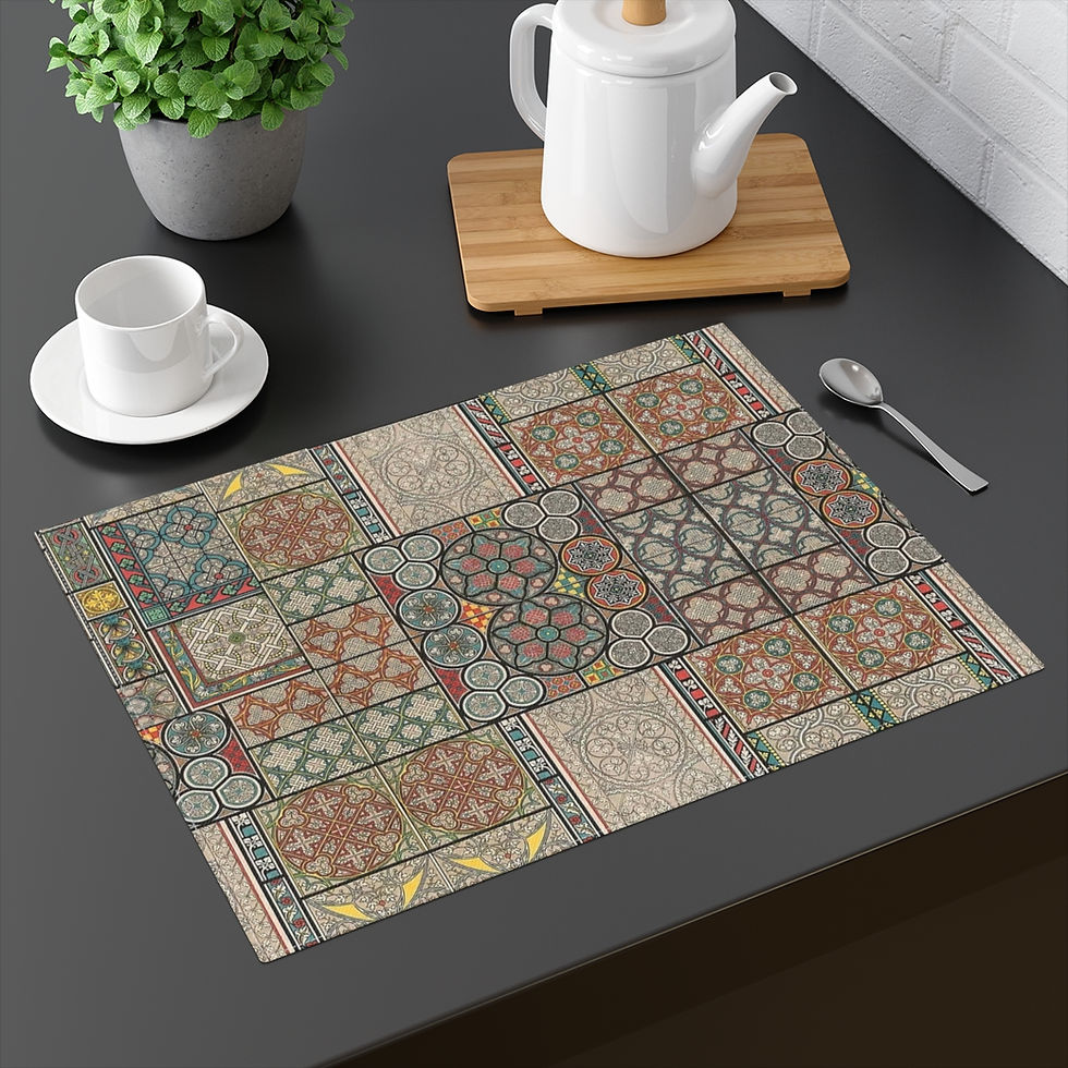 Stained Glass Placemat, 1pc