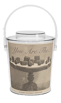 You Are The Bomb Antique Photo Ice Bucket w Tongs