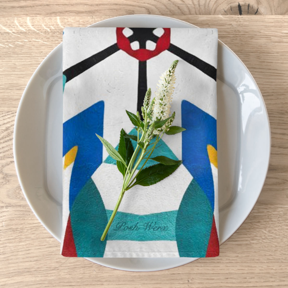 Bold Modern Painting Napkins (set of 4)